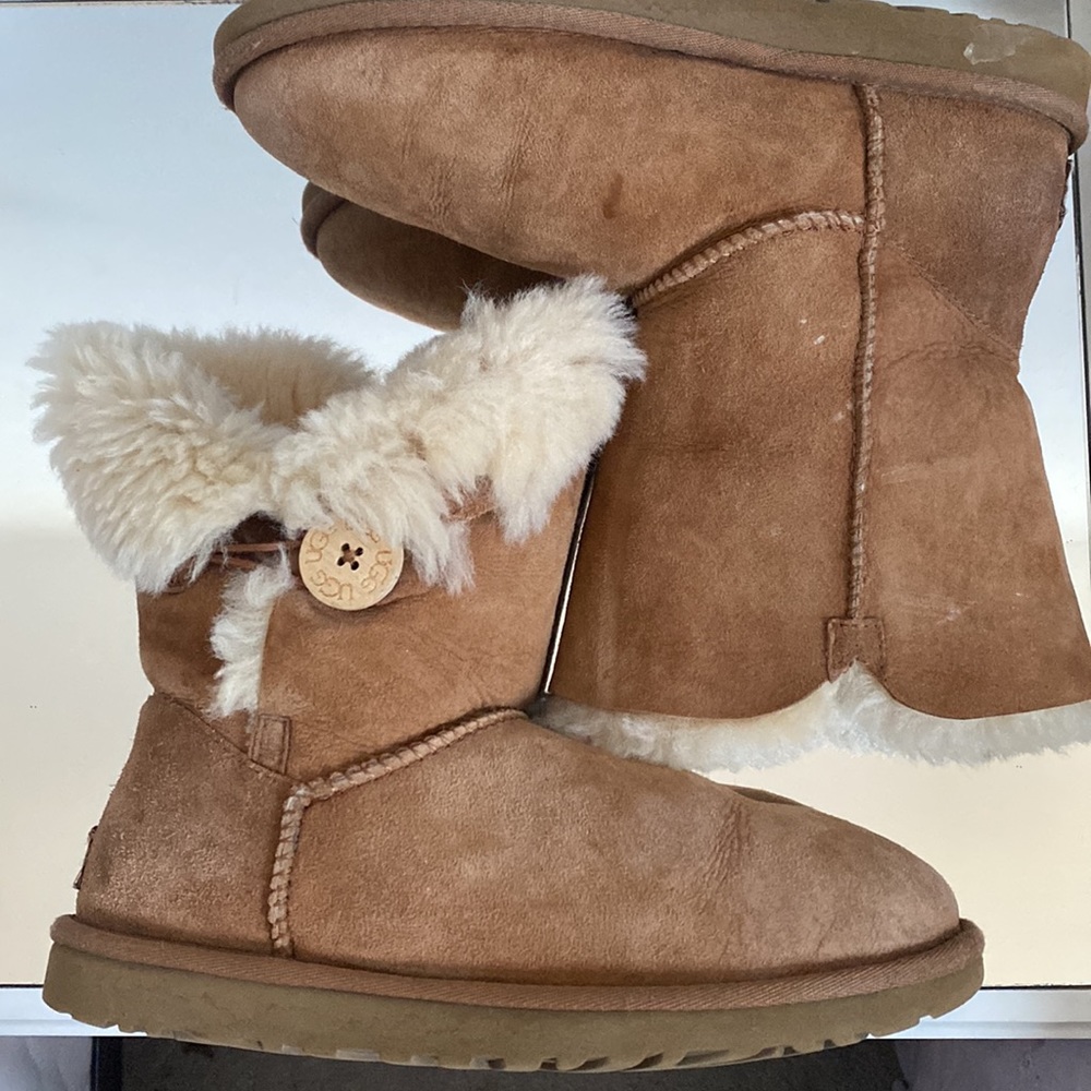 Ugg Women's Beige Bailey Button Boots - image 4